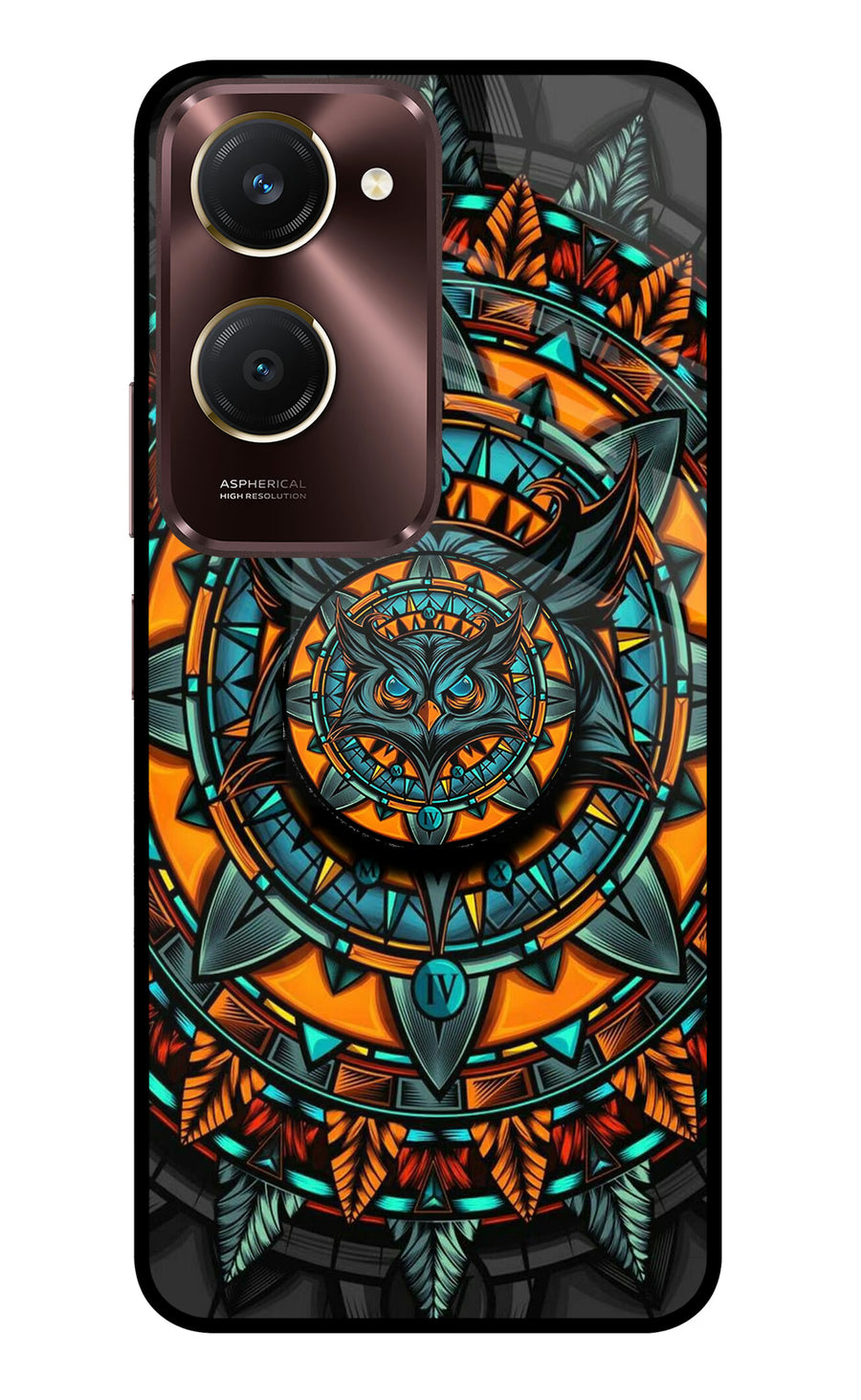 Angry Owl Vivo Y28s 5G Pop Case, Metal case