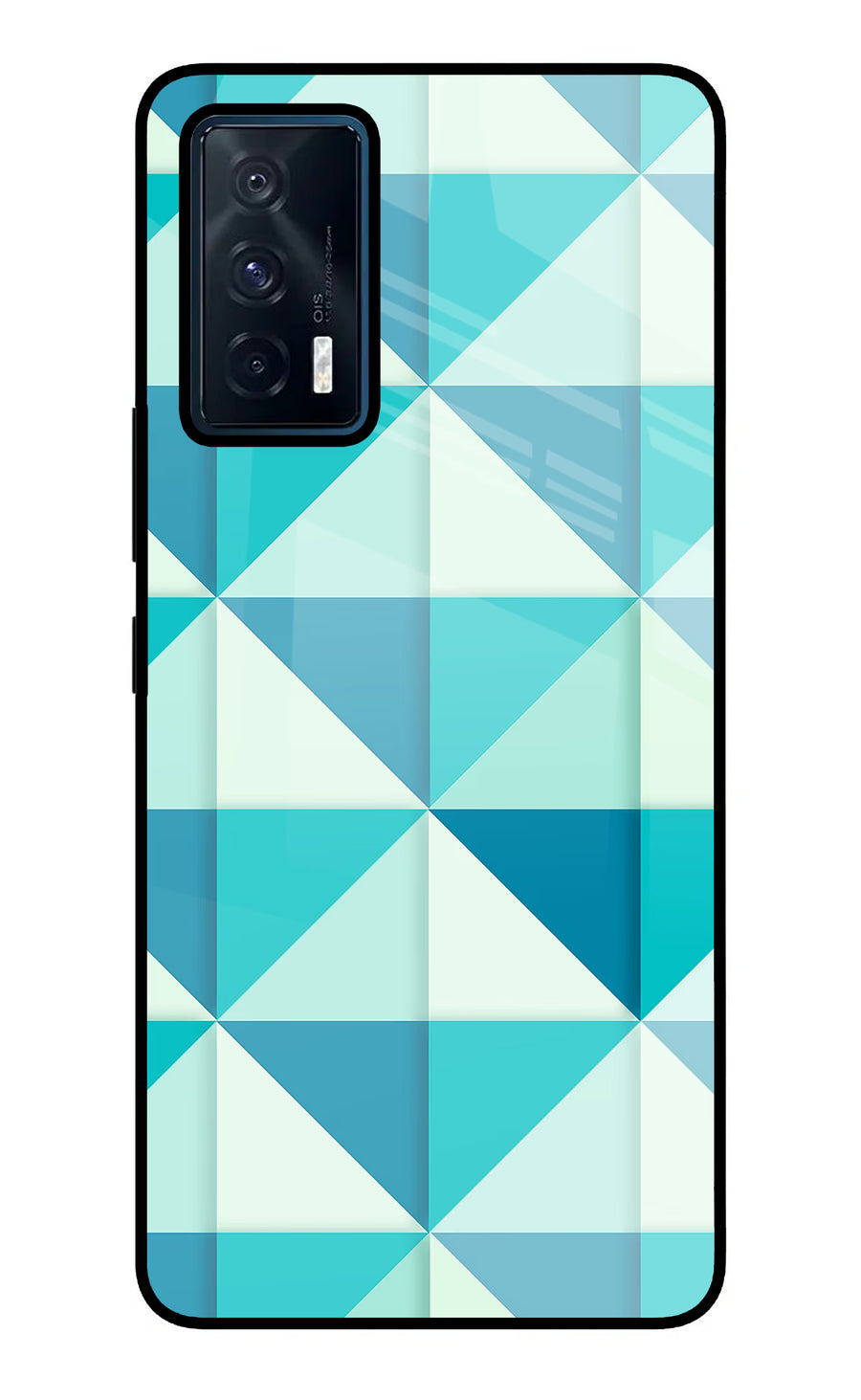 Abstract iQOO 7 5G Back Cover, Metal case