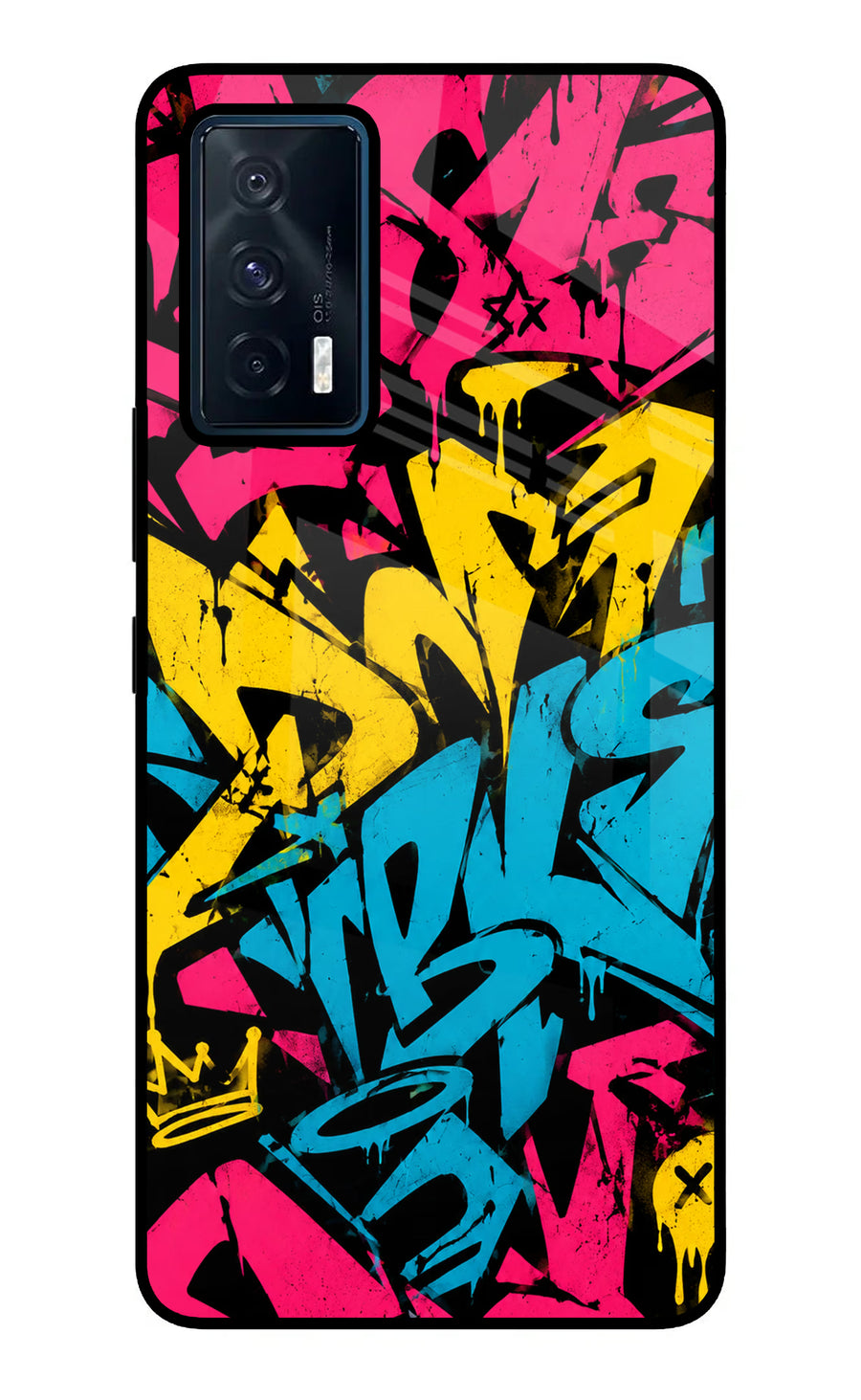 Graffiti Vibe iQOO 7 5G Back Cover, Metal case