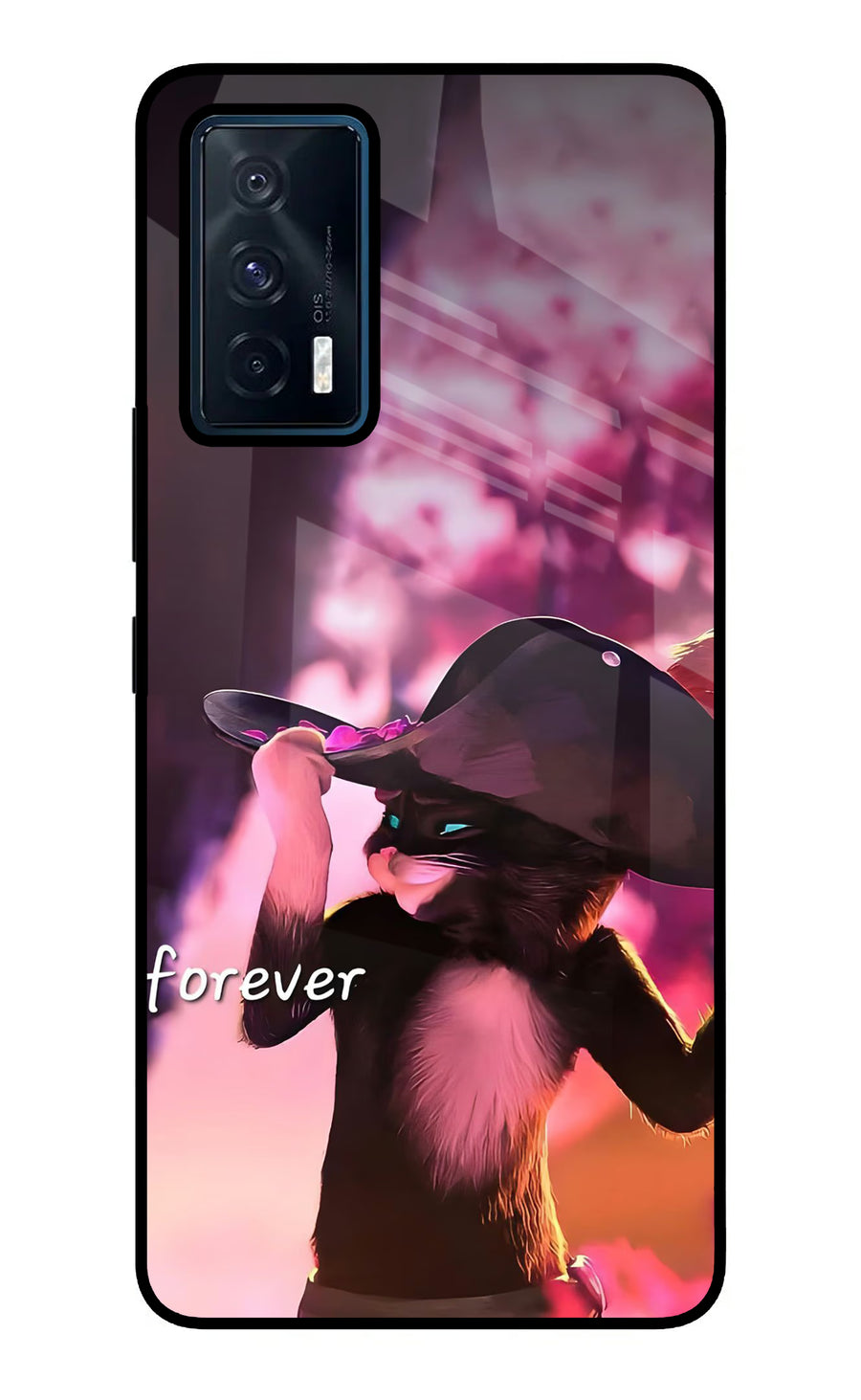 Forever Cat iQOO 7 5G Back Cover, Metal case