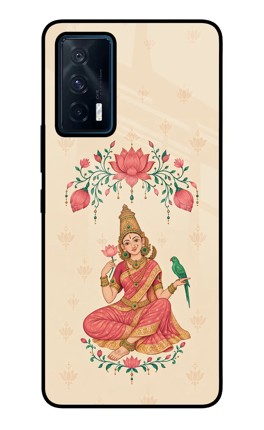 Goddess Lakshmi iQOO 7 5G Back Cover, Metal case