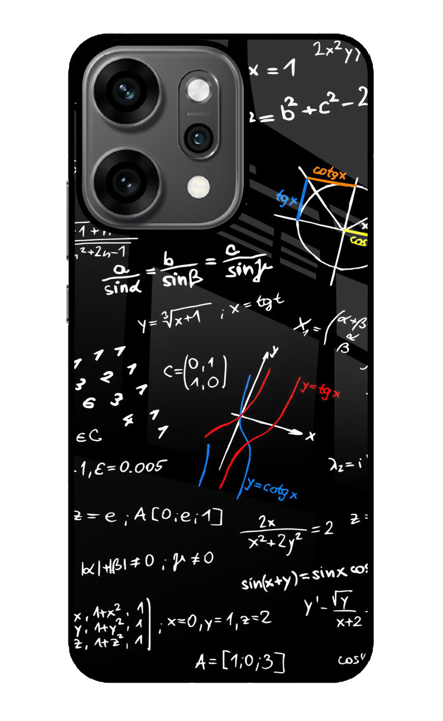 Mathematics Formula Oppo Reno14 Pro 5G Back Cover, Metal case