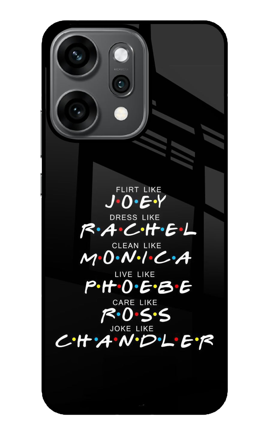 FRIENDS Character Oppo Reno14 Pro 5G Back Cover, Metal case