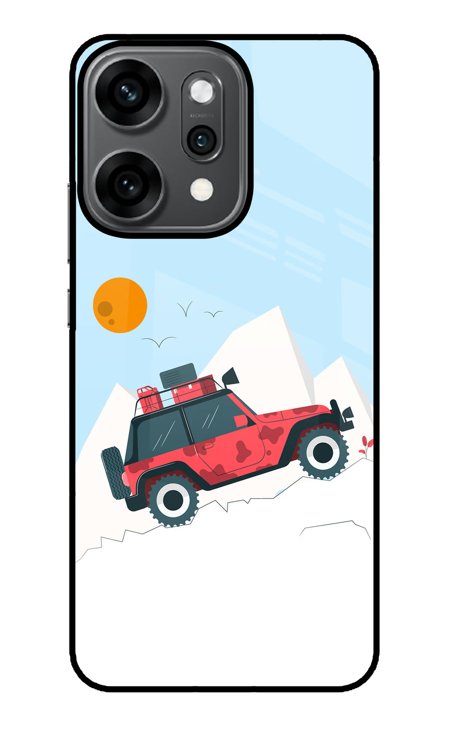 Mountain Trail Beast Oppo Reno14 Pro 5G Back Cover, Metal case