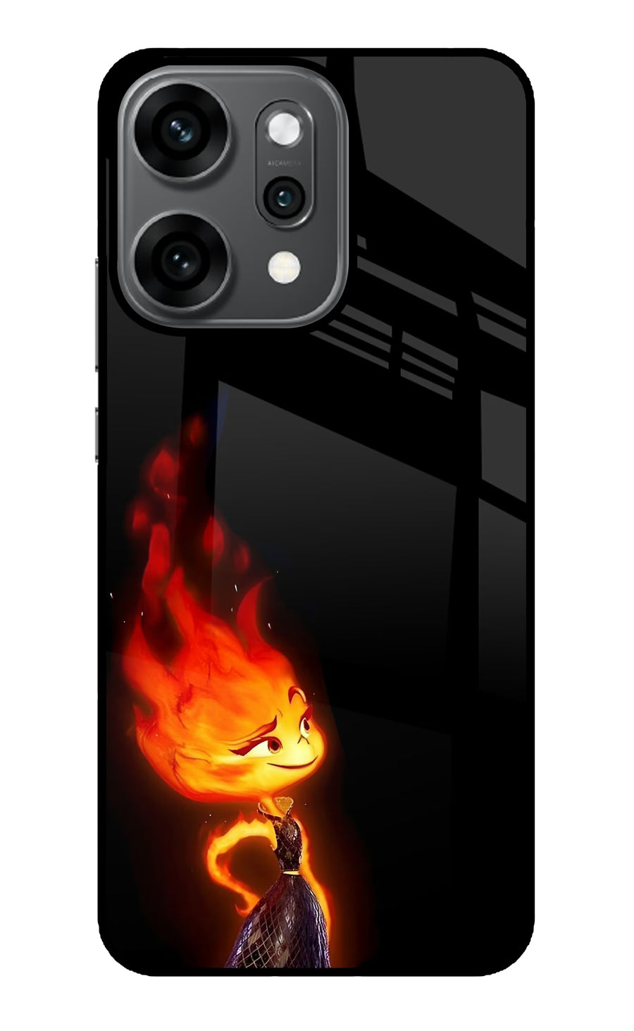 Ember Flame Oppo Reno14 Pro 5G Back Cover, Metal case