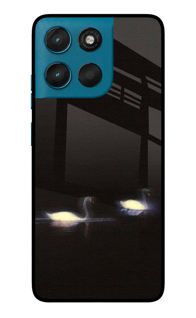 Silent Swans Moto G57 Power 5G Metal Case Back Cover by Casekaro