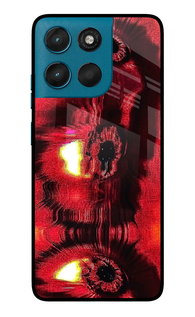 Fire Eye Moto G57 Power 5G Metal Case Back Cover by Casekaro