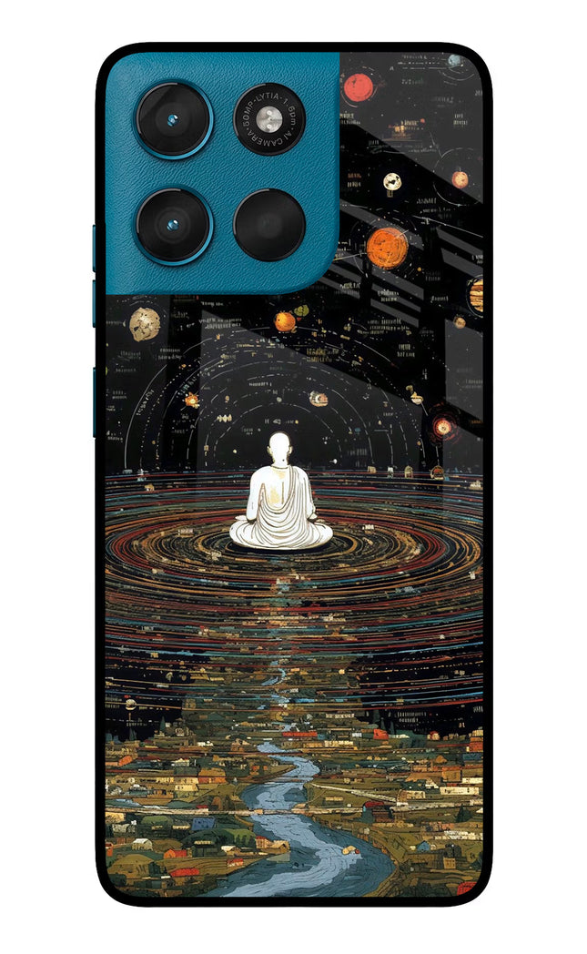 Space Monk Moto G57 Power 5G Metal Case Back Cover by Casekaro