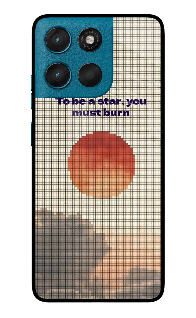 Pixel Sun Moto G57 Power 5G Metal Case Back Cover by Casekaro