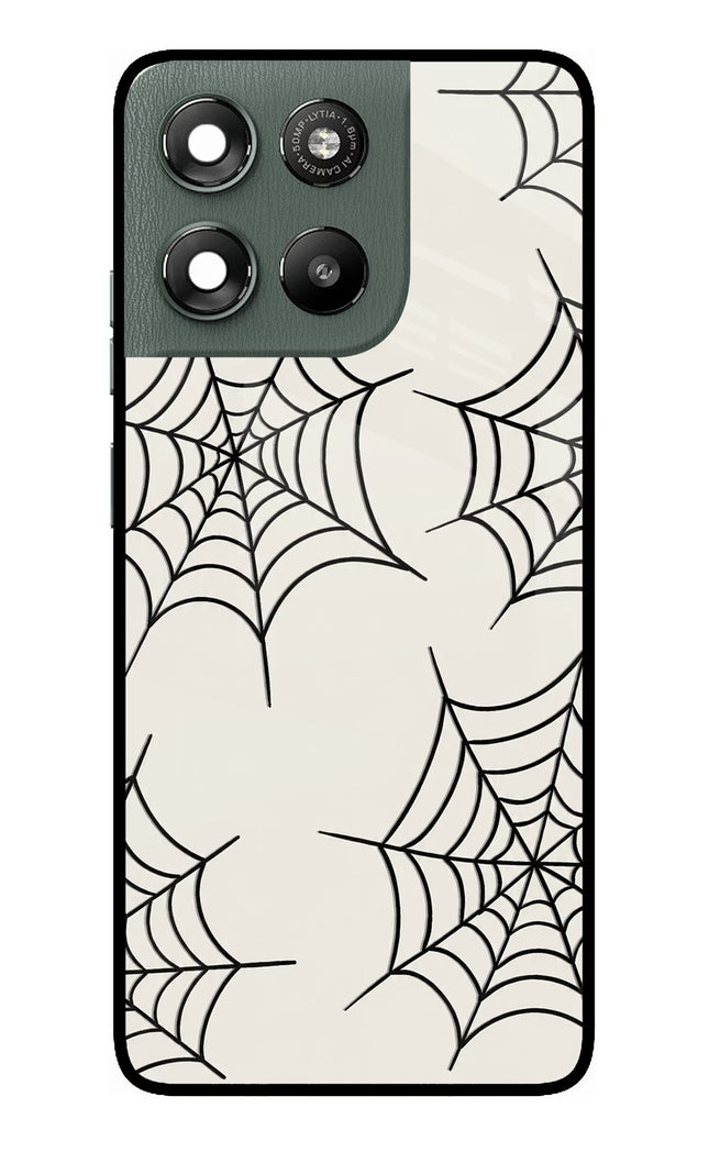Spider Web Moto G67 Power 5G Metal Case Back Cover by Casekaro