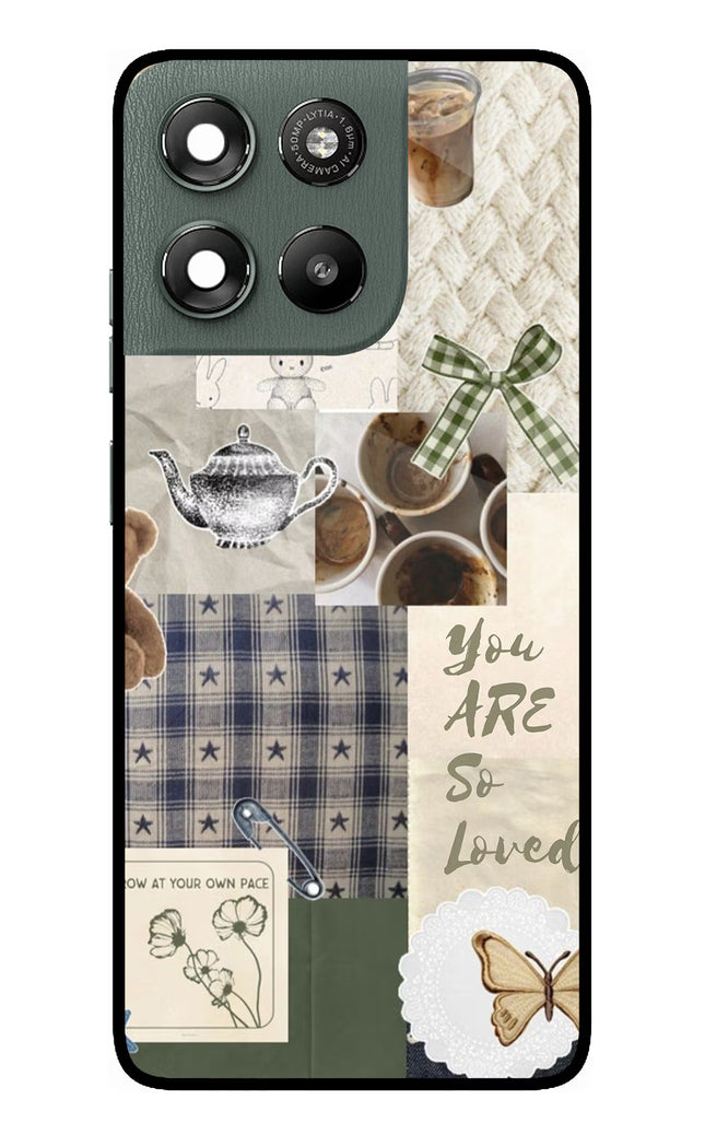 Cookie Moto G67 Power 5G Metal Case Back Cover by Casekaro