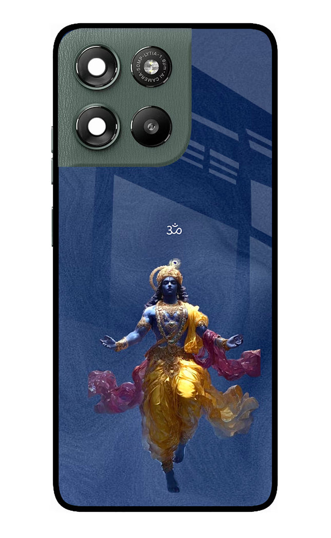 Cosmic Krishna Moto G67 Power 5G Metal Case Back Cover by Casekaro