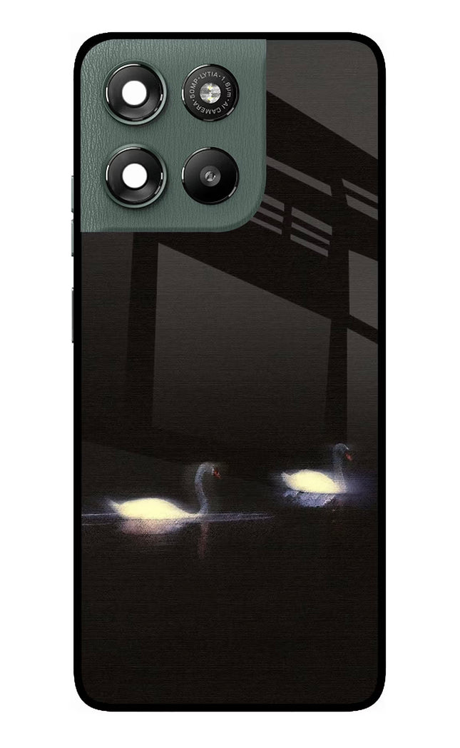 Silent Swans Moto G67 Power 5G Metal Case Back Cover by Casekaro