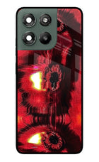 Fire Eye Moto G67 Power 5G Metal Case Back Cover by Casekaro
