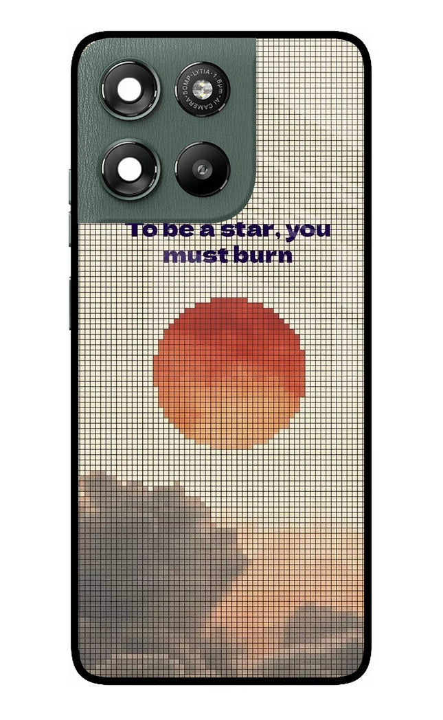 Pixel Sun Moto G67 Power 5G Metal Case Back Cover by Casekaro