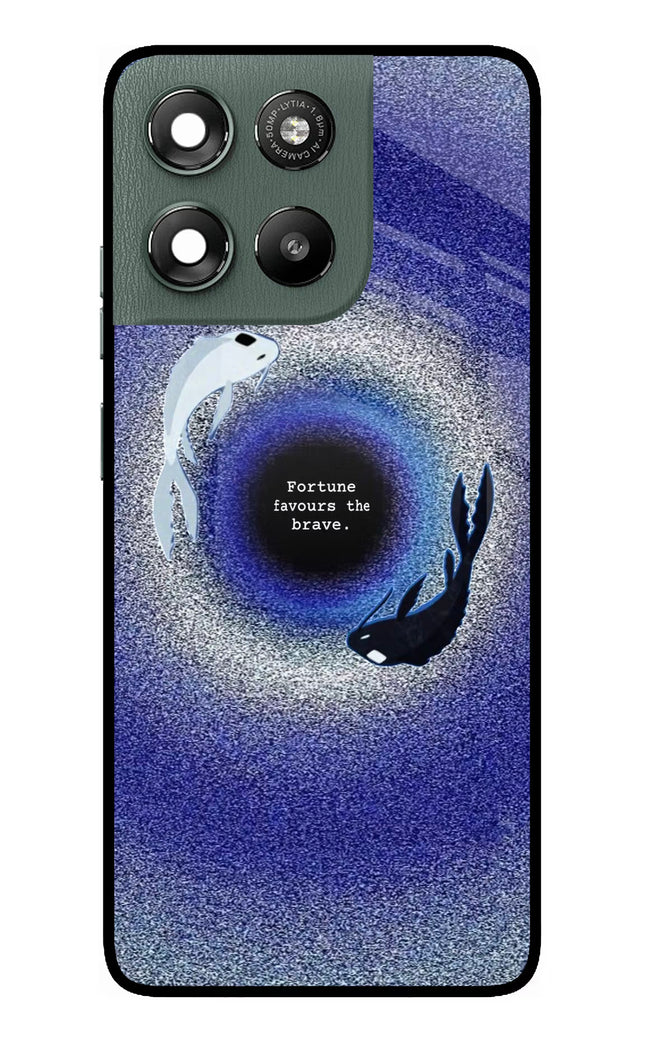 Dark Koi Moto G67 Power 5G Metal Case Back Cover by Casekaro