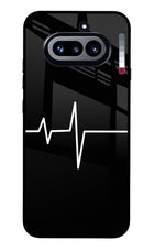 Heart Beats Nothing Phone 4a Metal Case Back Cover by Casekaro