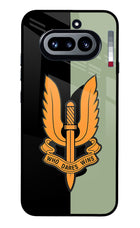 Balidan Logo Nothing Phone 4a Metal Case Back Cover by Casekaro