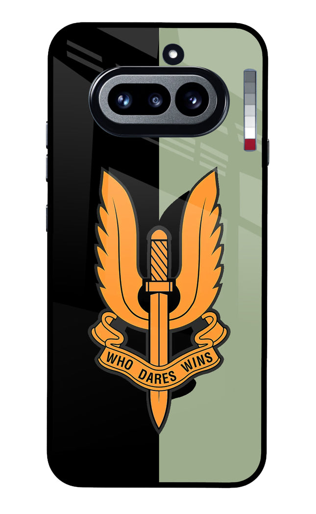 Balidan Logo Nothing Phone 4a Metal Case Back Cover by Casekaro