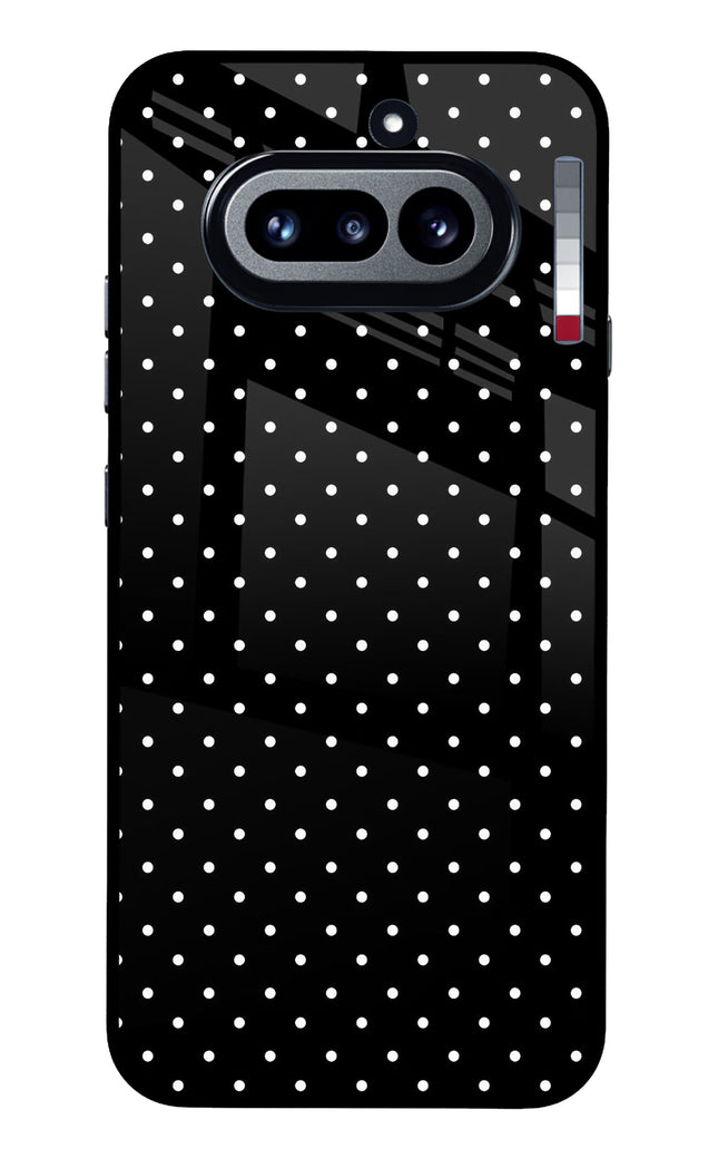 White Dots Nothing Phone 4a Metal Case Back Cover by Casekaro