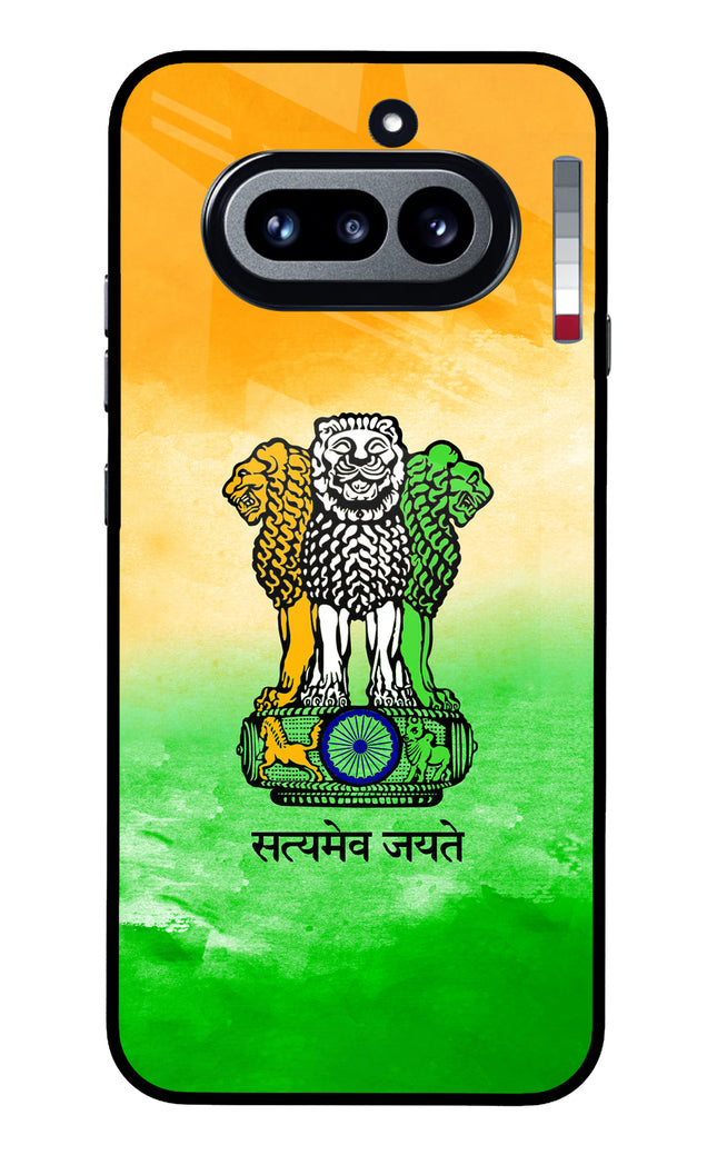 Satyamev Jayate Flag Nothing Phone 4a Metal Case Back Cover by Casekaro