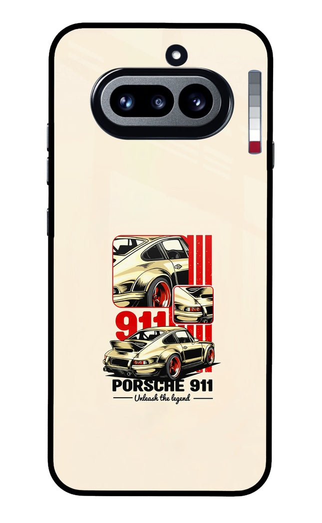 Classic Porsche 911 Nothing Phone 4a Metal Case Back Cover by Casekaro
