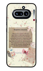 Hopeless Romantic Nothing Phone 4a Metal Case Back Cover by Casekaro