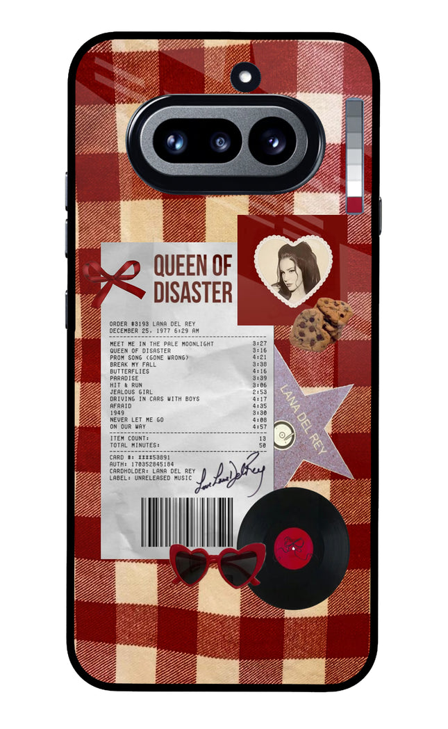 Queen of Disaster Nothing Phone 4a Metal Case Back Cover by Casekaro