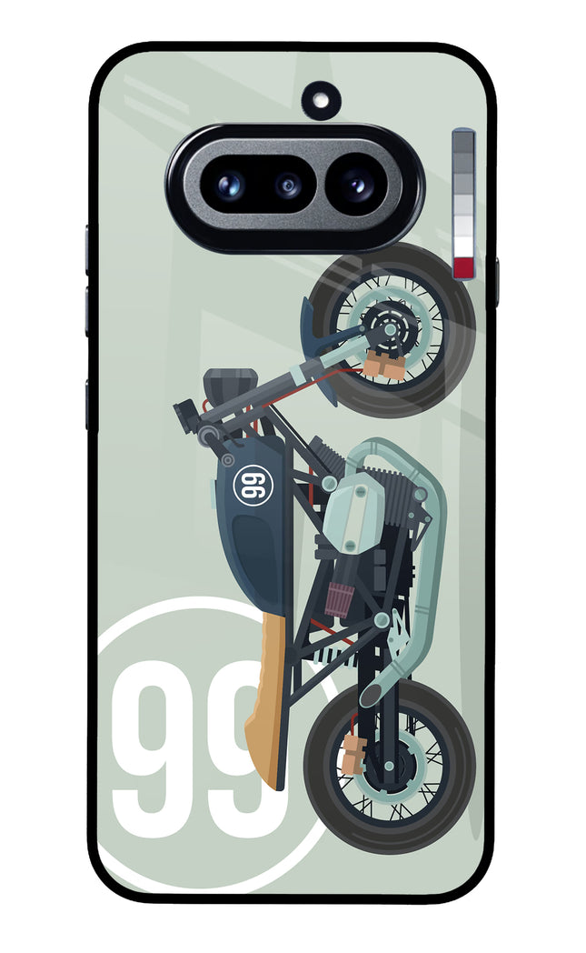 Classic Cafe Racer 99 Nothing Phone 4a Metal Case Back Cover by Casekaro