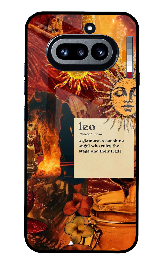 Leo Zodiac Nothing Phone 4a Metal Case Back Cover by Casekaro