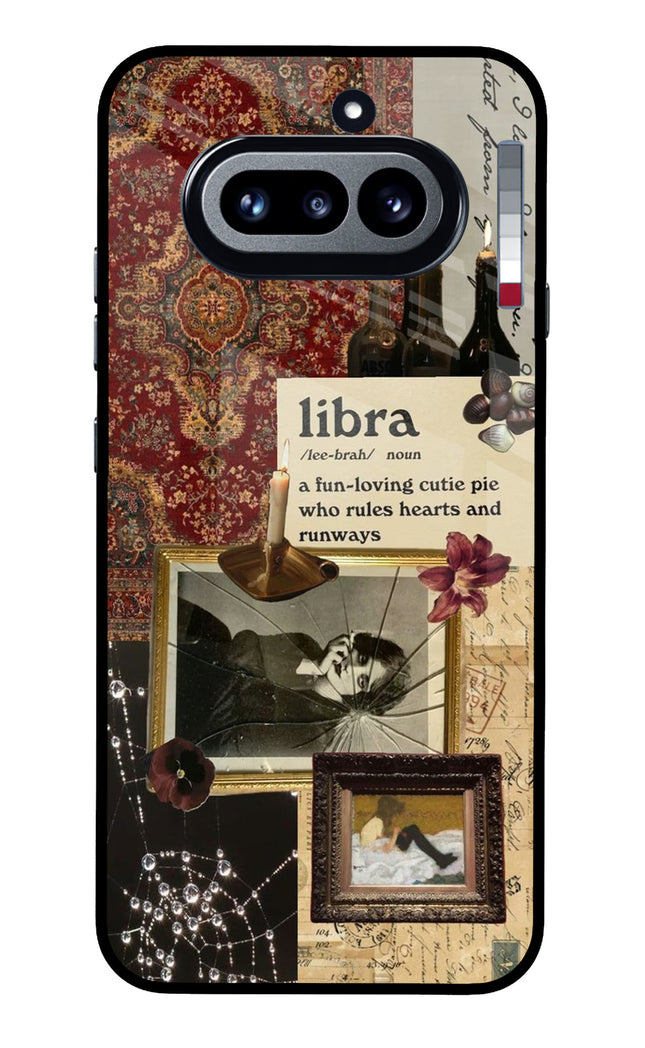 Libra Zodiac Nothing Phone 4a Metal Case Back Cover by Casekaro