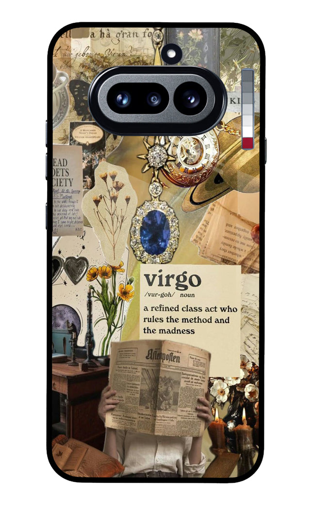 Virgo Zodiac Nothing Phone 4a Metal Case Back Cover by Casekaro
