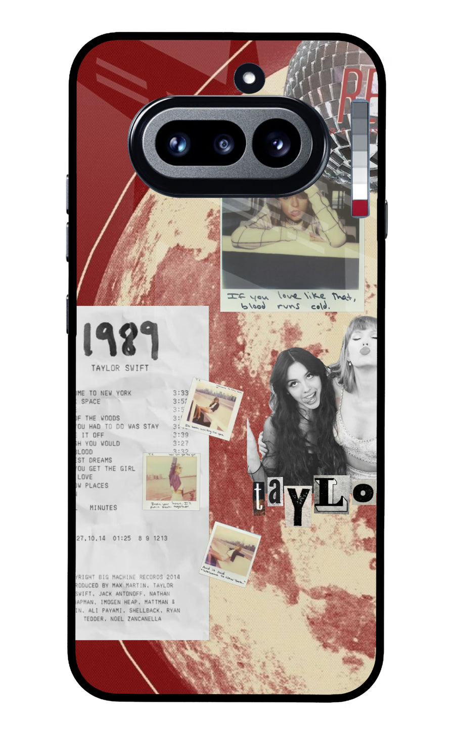Taylor Swift Nothing Phone 4a Back Cover, Metal case