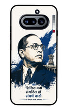 Dr. Ambedkar Visionary Nothing Phone 4a Metal Case Back Cover by Casekaro