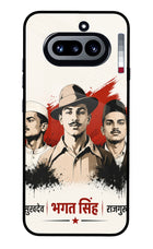 Bhagat Singh Trio Nothing Phone 4a Metal Case Back Cover by Casekaro