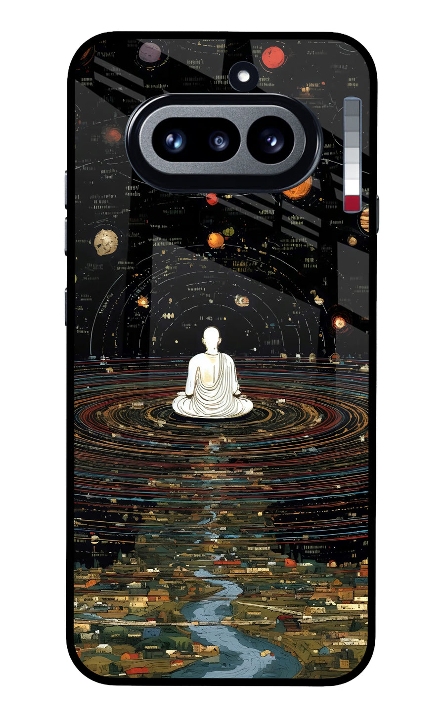 Space Monk Nothing Phone 4a Back Cover, Metal case