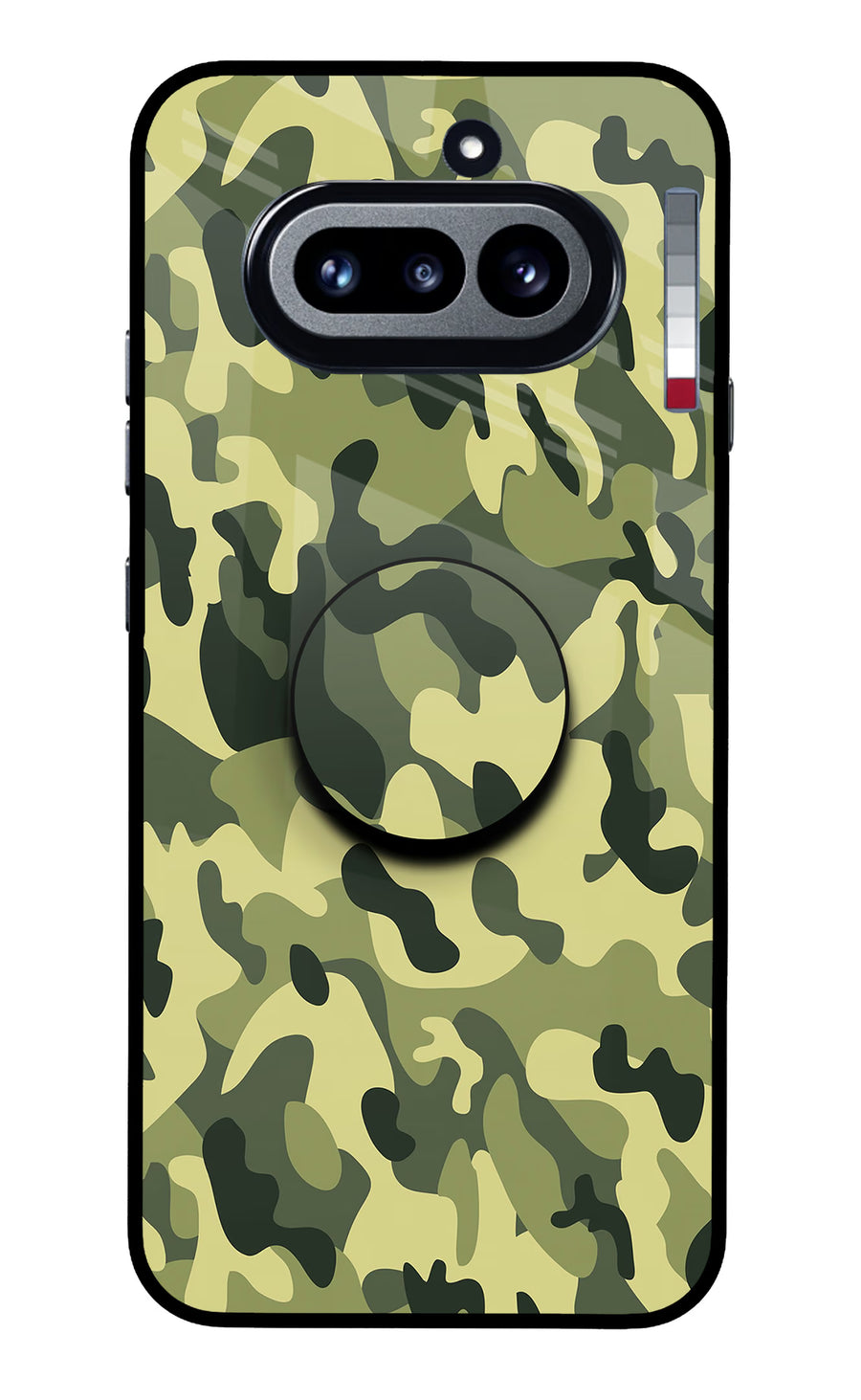 Camouflage Nothing Phone 4a Pop Case, Metal case