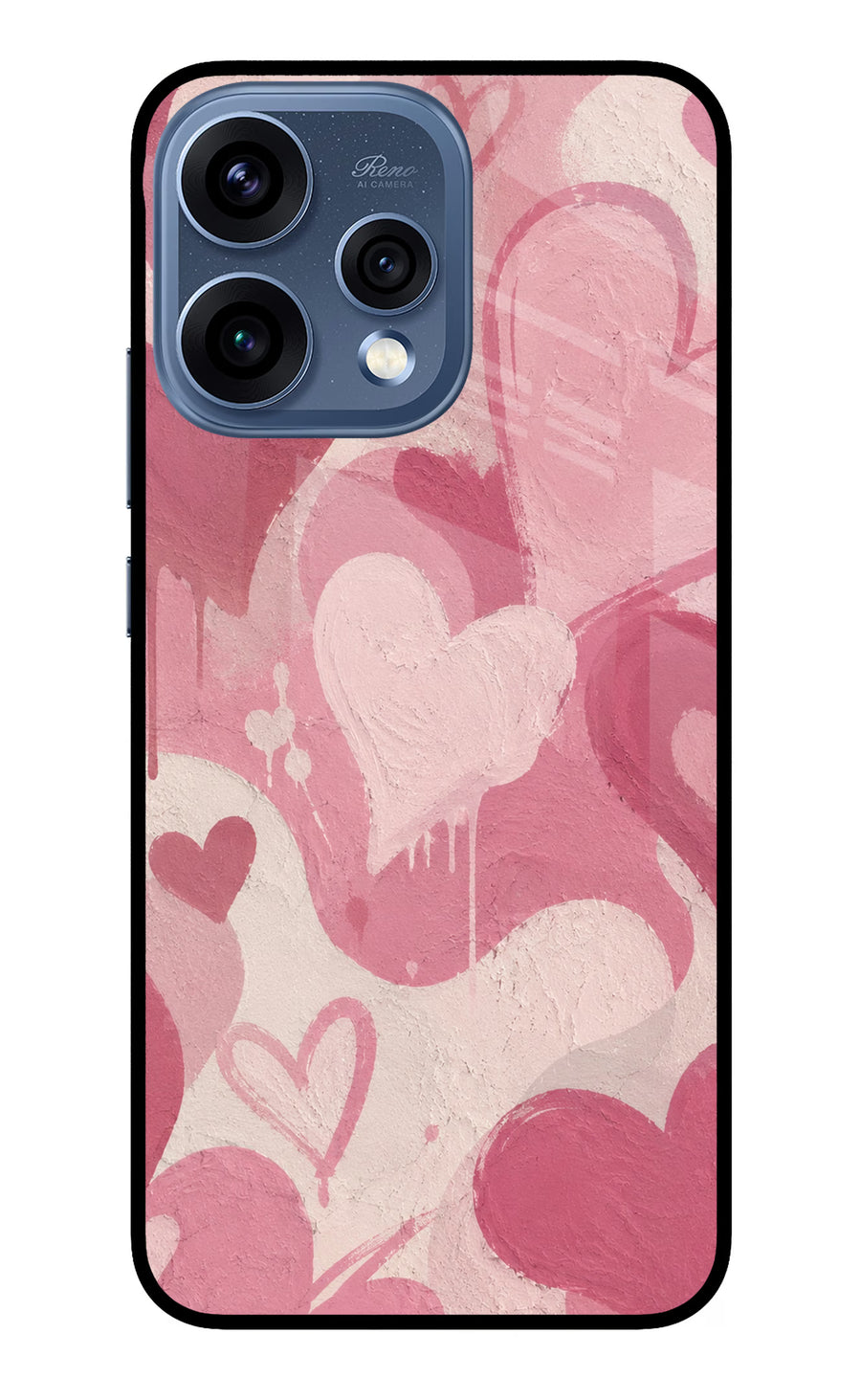 Hearty case Oppo Reno15 5G Back Cover, Metal case