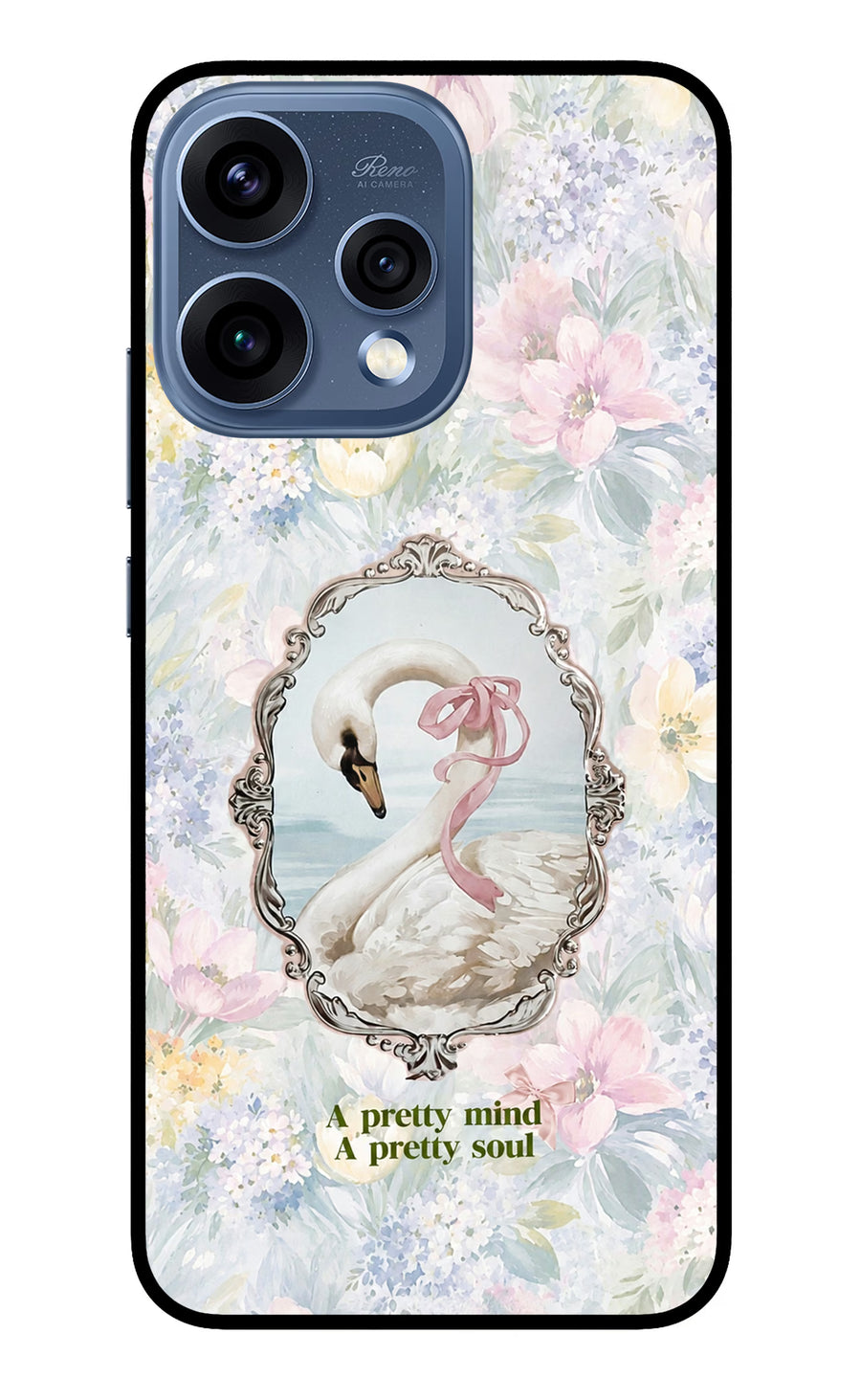 Pretty Mind Pretty Soul Oppo Reno15 5G Back Cover, Metal case