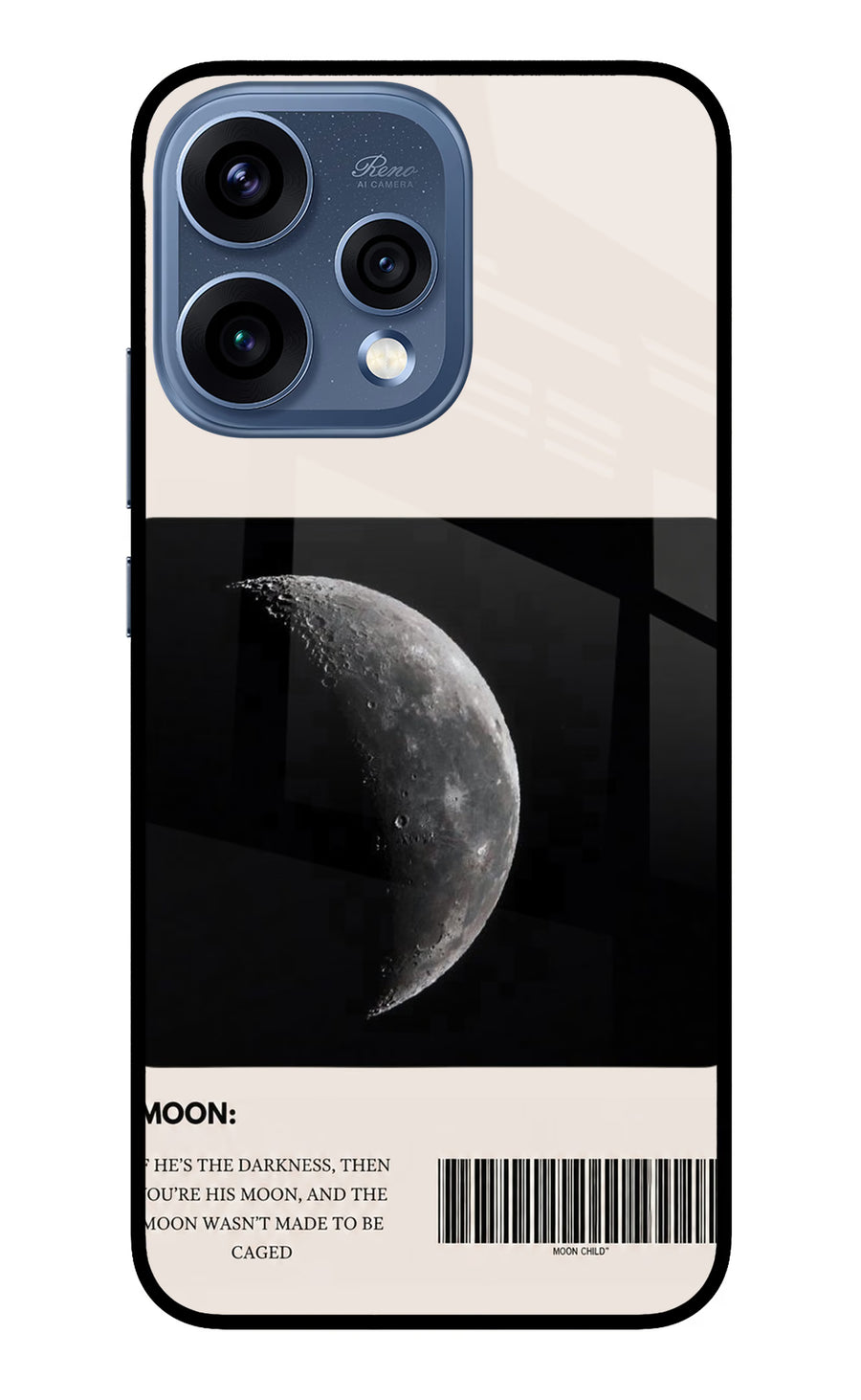 Moon Phase Oppo Reno15 5G Back Cover, Metal case