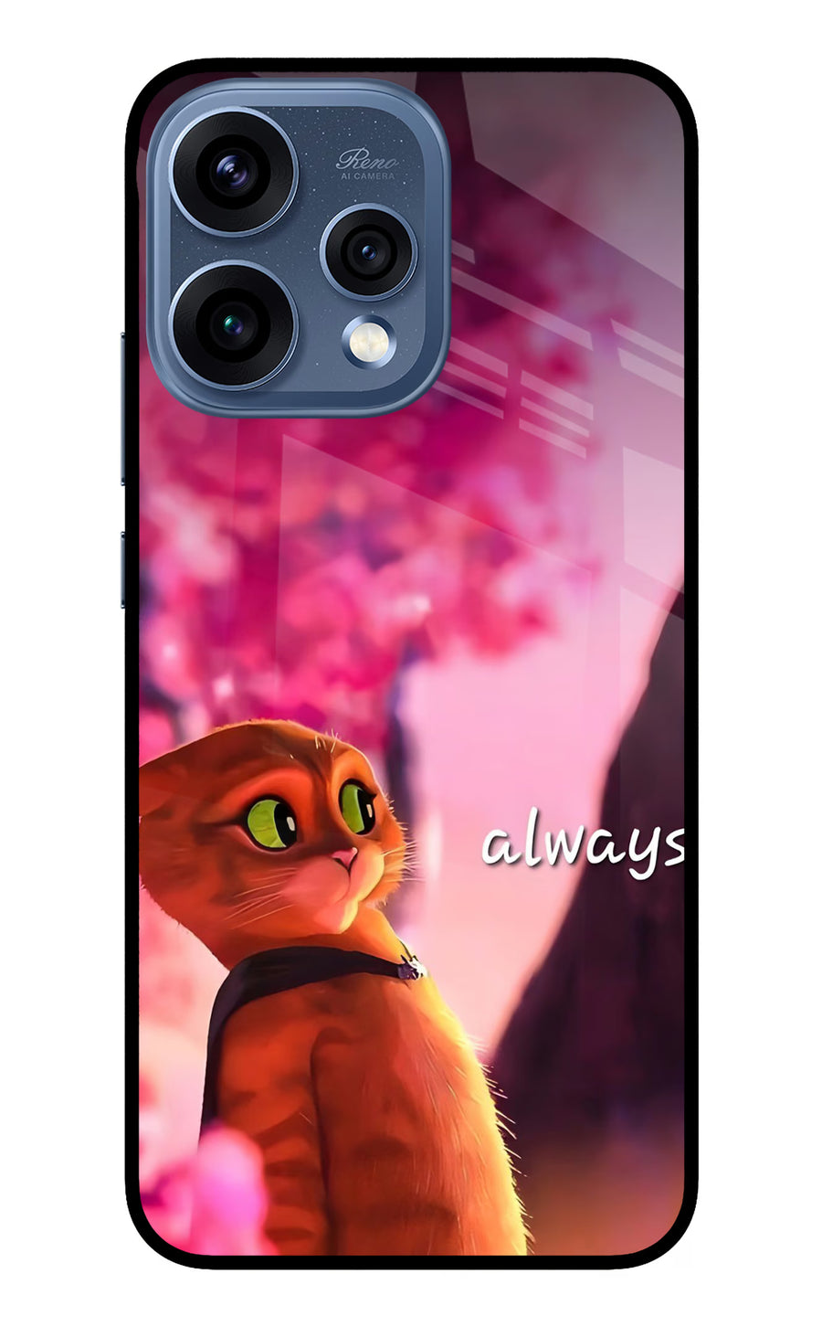 Always Cat Oppo Reno15 5G Back Cover, Metal case