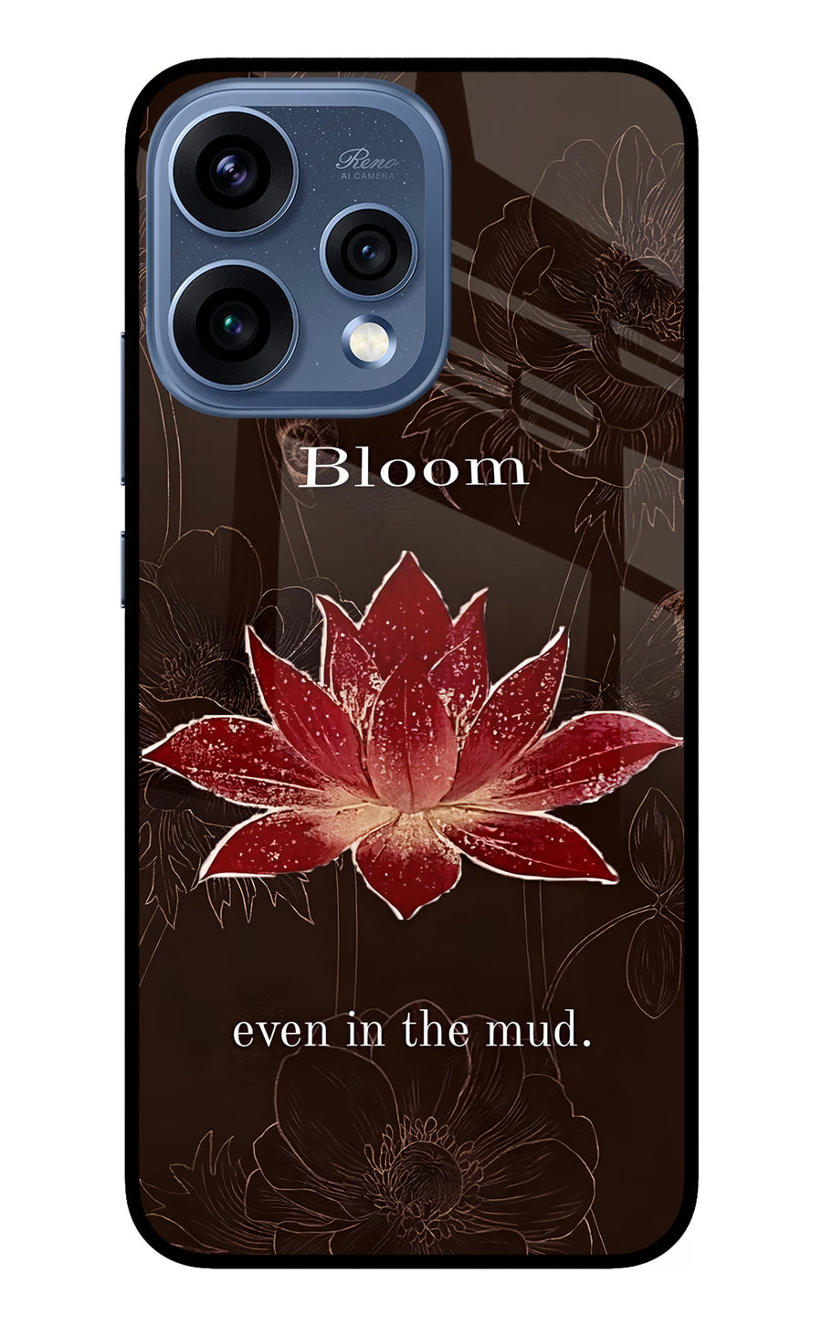Bloom Oppo Reno15 5G Back Cover, Metal case