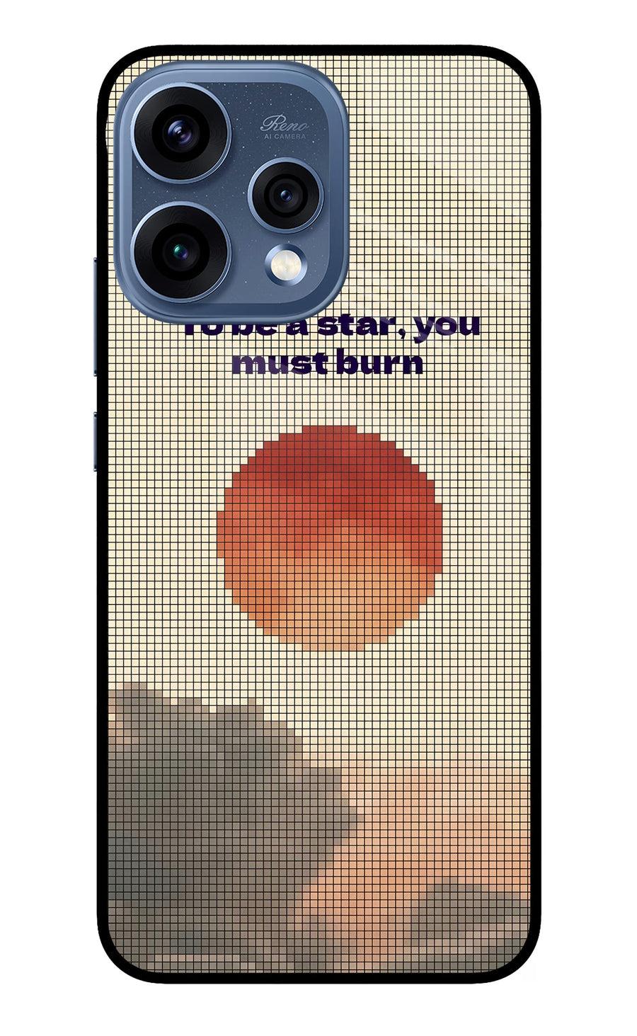 Pixel Sun Oppo Reno15 5G Back Cover, Metal case