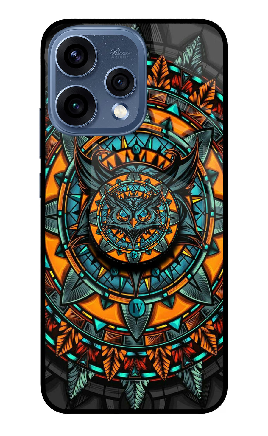 Angry Owl Oppo Reno15 5G Pop Case, Metal case