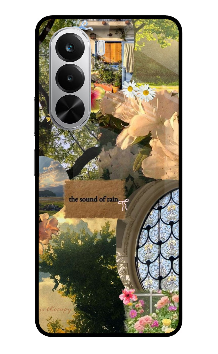 Rain Realme P4x 5G Back Cover, Metal case