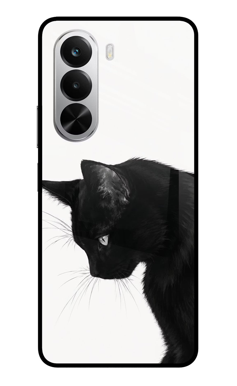 Shadow Gaze Realme P4x 5G Back Cover, Metal case