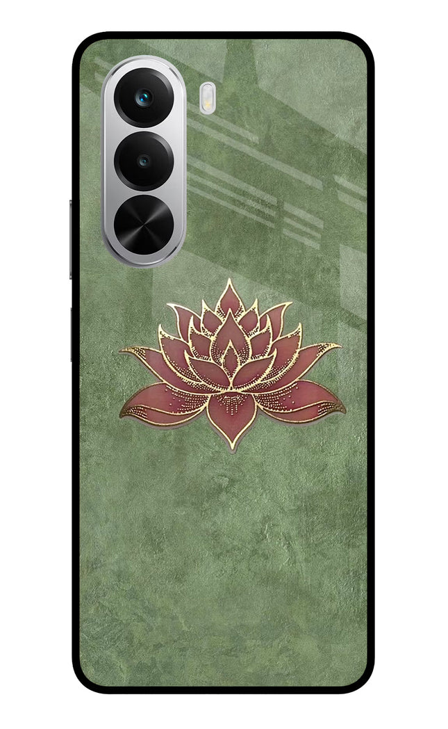 Lotus Grace Realme P4x 5G Metal Case Back Cover by Casekaro