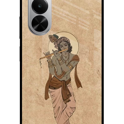 Krishna Realme P4x 5G Metal Case Back Cover by Casekaro