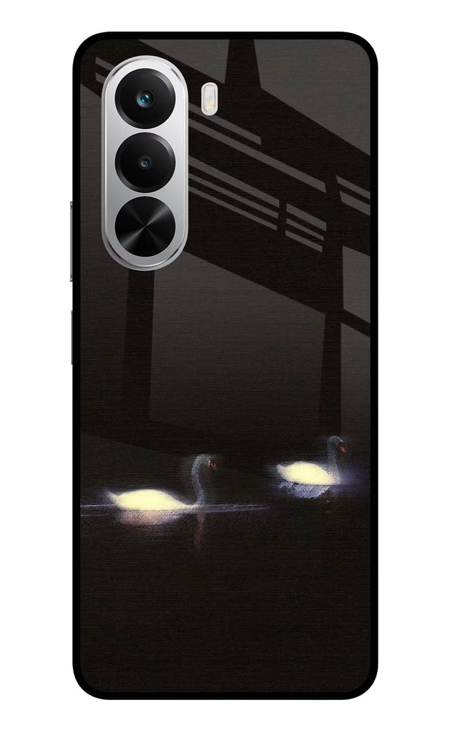Silent Swans Realme P4x 5G Metal Case Back Cover by Casekaro