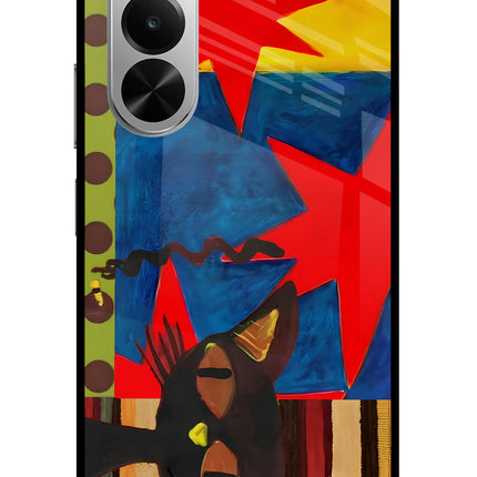 Pop Cat Realme P4x 5G Metal Case Back Cover by Casekaro